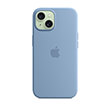 APPLE IPHONE 15 SILICONE CASE MAGSAFE  WINTER BLUE MT0Y3