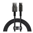 baseus tungsten gold cable usb to usb c pd 100w 1m black photo