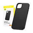 BASEUS IPHONE 15 PRO MAX CASE FAUXTHER SERIES BLACK