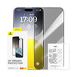 BASEUS IPHONE 15 PRO DIAMOND  PRIVACY PROTECTION TEMPERED GLASS