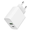 gembird 2 port 20 w usb fast charger white photo