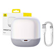 baseus aequr v2 wireless speaker moon white photo