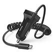 hama 201609 car charger with usb c connection 12 w 10 m black photo