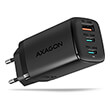 axagon acu drq65 gan wall ciarger 3x rort usb dual usb c rd30 qc4 rrs arrle 65w black photo