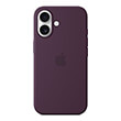 APPLE IPHONE 16 SILICONE CASE WITH MAGSAFE PLUM MYY43
