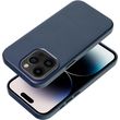 LEATHER MAG COVER CASE FOR IPHONE 16 PLUS INDIGO BLUE