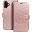 MEZZO BOOK CASE FOR IPHONE 16 PRO MANDALA ROSE GOLD