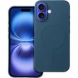 SILICONE MAG COVER (BIG HOLE) CASE MAGSAFE FOR IPHONE 16 BLUE