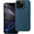 SILICONE MAG COVER (BIG HOLE) CASE MAGSAFE FOR IPHONE 16 PRO BLUE TITANIUM
