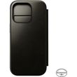 NOMAD LEATHER FOLIO GREEN CHROME FOR IPHONE 16 PRO