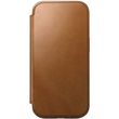 NOMAD MODERN LEATHER FOLIO ENGLISH TAN-C FOR IPHONE 16 PRO