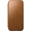 NOMAD MODERN LEATHER FOLIO ENGLISH TAN FOR IPHONE 15 PRO MAX