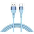 bwoo cable x280c minimalist silicone 3a usb a to usb c blue photo