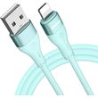 bwoo cable x280l minimalist silicone 3a usb a to lightning green photo