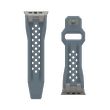 UAG MONARCH STRAP CLOUD BLUE/TITANIUM FOR APPLE WATCH 49MM/45MM/44MM/42MM
