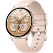 colmi smartwatch v89 143 amoled with heart rate gold silicone strap photo