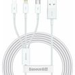baseus superior series usb a to lightning microusb usb c cable 20w 2a 12m white camltys 02 photo