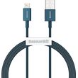 baseus superior series usb a to lightning cable 20w 24a 1m blue calys a03 photo
