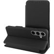 FOLIO SIDE MAGNET BOOK CASE COMPATIBLE WITH S-PEN FOR SAMSUNG S25 ULTRA BLACK