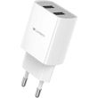 lamtech travel wall charger 21a with 2xusb white lam020694 photo