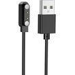 CHARGING CABLE FOR HOCO Y25 2-PIN 0.6M, BLACK