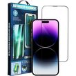 5D FULL GLUE TEMPERED GLASS FOR IPHONE 16 PLUS BLACK + APPLICATOR