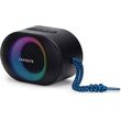 aiwa bluetooth speaker with rgb multi lighting rms 10w blue bst 330bl photo