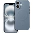 SILICONE MAG COVER CASE COMPATIBLE WITH MAGSAFE FOR IPHONE 16 LIGHT BLUE