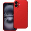 SILICONE MAG COVER CASE COMPATIBLE WITH MAGSAFE FOR IPHONE 16 PLUS RED