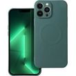 SILICONE MAG COVER CASE COMPATIBLE WITH MAGSAFE FOR SAMSUNG A56 DARK GREEN