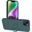 SILICONE RING CASE FOR IPHONE 14 PLUS GREEN