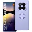 SILICONE RING CASE FOR XIAOMI REDMI NOTE 14 PRO 5G VIOLET