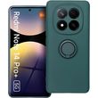 SILICONE RING CASE FOR XIAOMI REDMI NOTE 14 PRO PLUS 5G GREEN