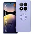 SILICONE RING CASE FOR XIAOMI REDMI NOTE 14 PRO PLUS 5G VIOLET
