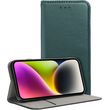 SMART MAGNETO BOOK CASE FOR XIAOMI REDMI NOTE 14 5G DARK GREEN