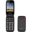 kinito lamtech flip phone 28 display with bt fm radio sos 1400 mah gr menu flip x black lam980633 photo