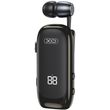 xo be51 in ear bluetooth akoystiko me epekteinomeno kalodio se mayro xroma photo