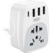 XO WL26 UNIVERSAL ���������� ����������� �� SCHUKO ��� �� 4 ������� 3XUSB-A & 1X USB-C