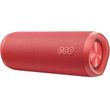 qcy sp7 red portable bluetooth speaker w stereo sound 40w mic for calls rgb light show photo