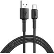 qcy dc05 usb a to type c braided wire cable fast charging data 60w tpe high densidy 12m photo