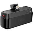 xo power bank mini pr244 20w 5000 mah with lightning connector black photo