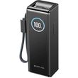 ECOFLOW RAPID POWER BANK BLACK 25000MAH 170W 100W BUILT-IN AND RETRACTABLE CABLES
