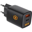 fortistis taxidioy hammer rapidcharge duo dual usb a usb c pd 30w black photo