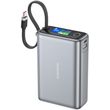 POWER BANK FONENG PX132 65W 20000MAH WITH 3 PORTS & COLOR DISPLAY DARK GREY