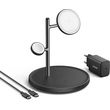 anker maggo 3 in 1 wireless charging stand black 15w photo