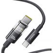 baseus display 2 100w 5a type c to type c cable 1m black photo