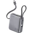 4smarts powerbank pocket dual cord 10000mah 225w space grey photo