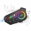 xo be56 helmet headset with led lighting photo