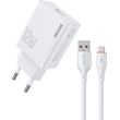 charger wk wp u76 with micro usb cable white photo