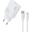 charger wk wp u76 with lightning cable white photo